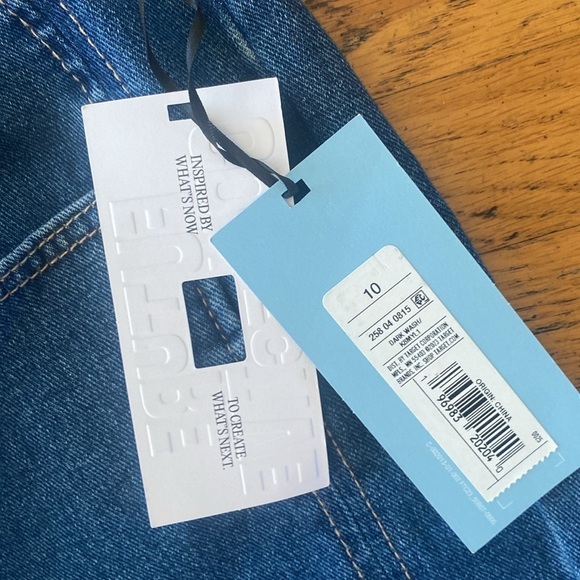 NWT Western Seamed Straight Leg Denim Pant - Future Collective with Reese 10 - Picture 12 of 15